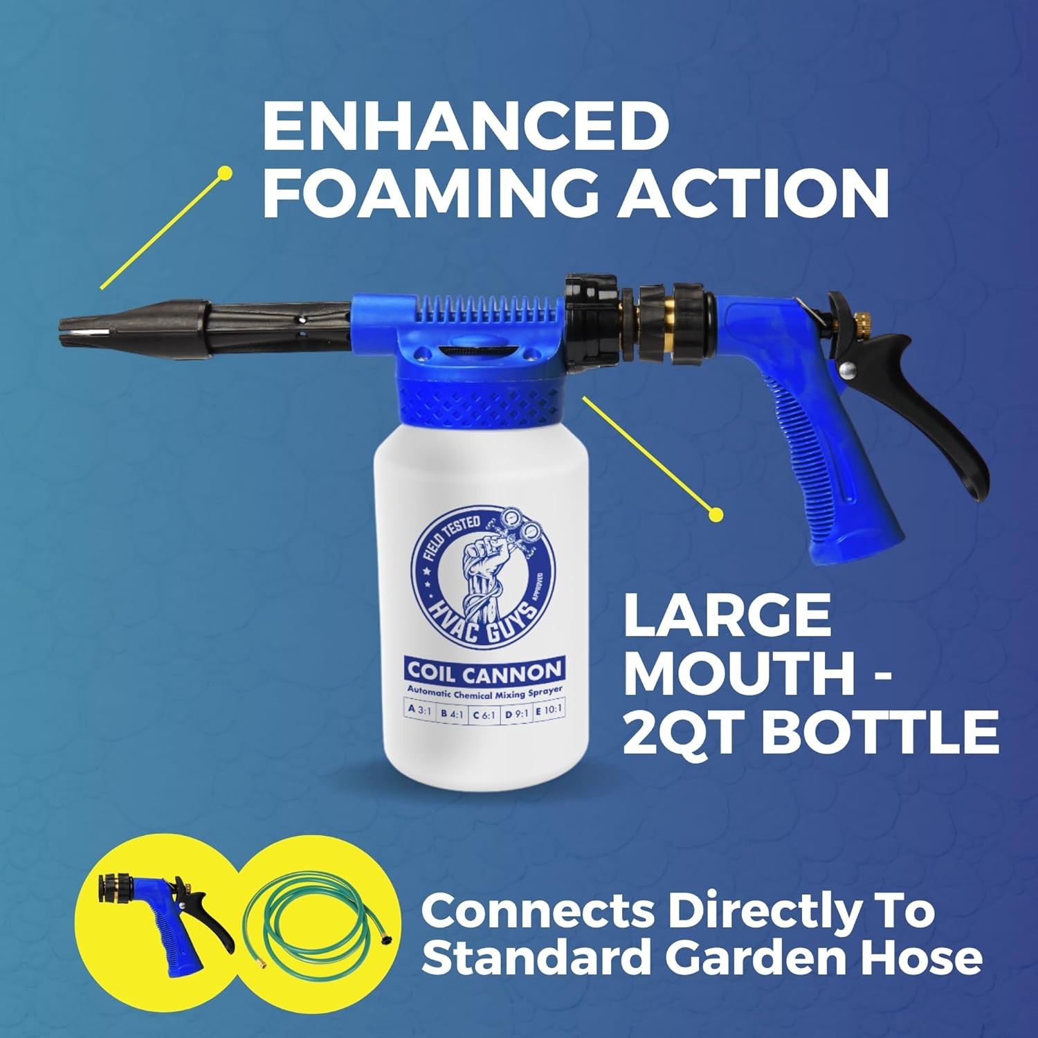 Automatic Mixing Sprayer for AC Coils | 5 Ratios