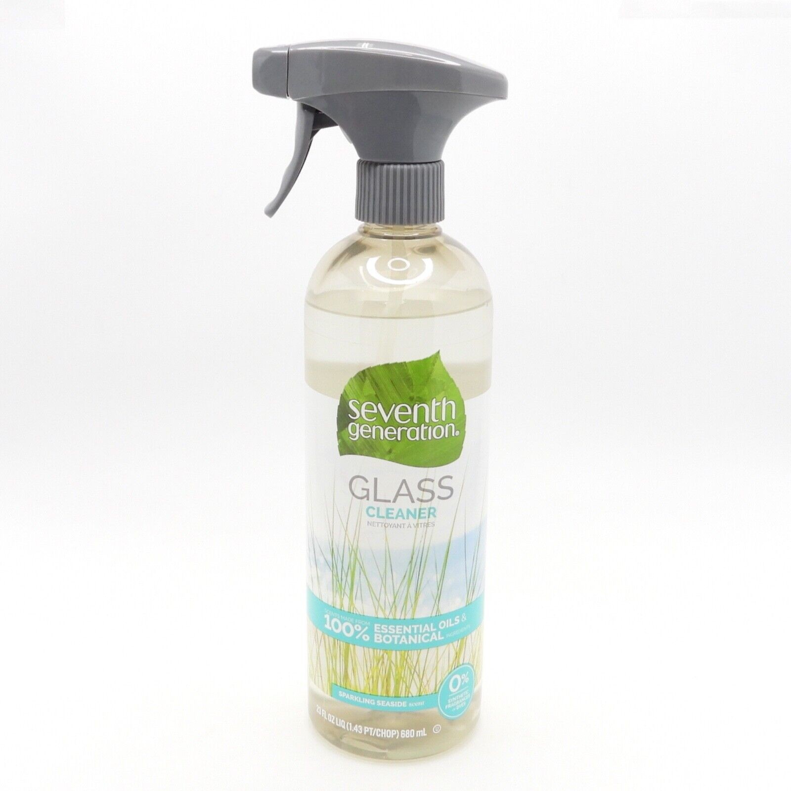 Seventh Generation Glass Cleaner Sparkling Seaside Scent (23oz/680ml) Pack of 3