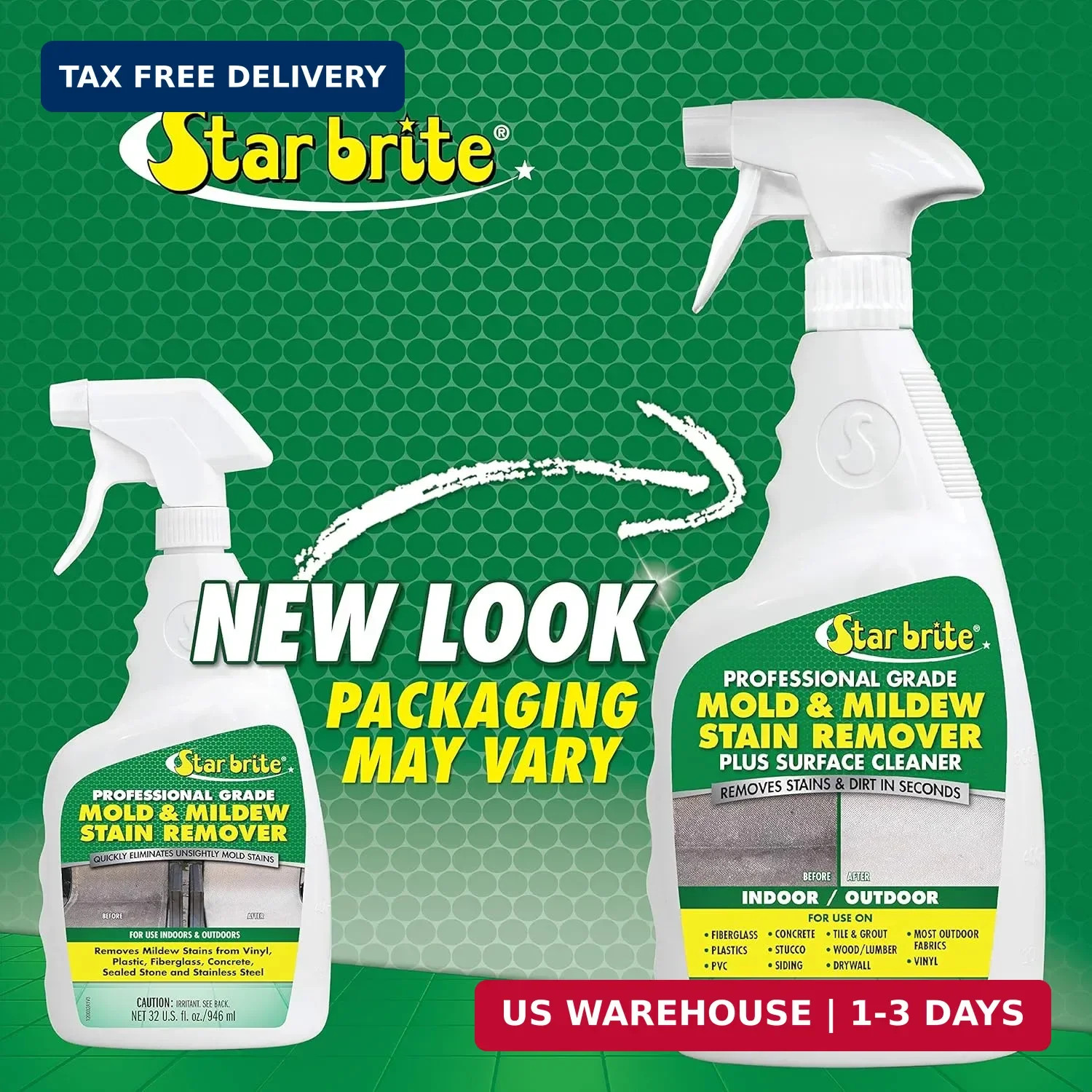 STAR BRITE Professional Grade Mold & Mildew Stain Remover – 32 OZ (120032)