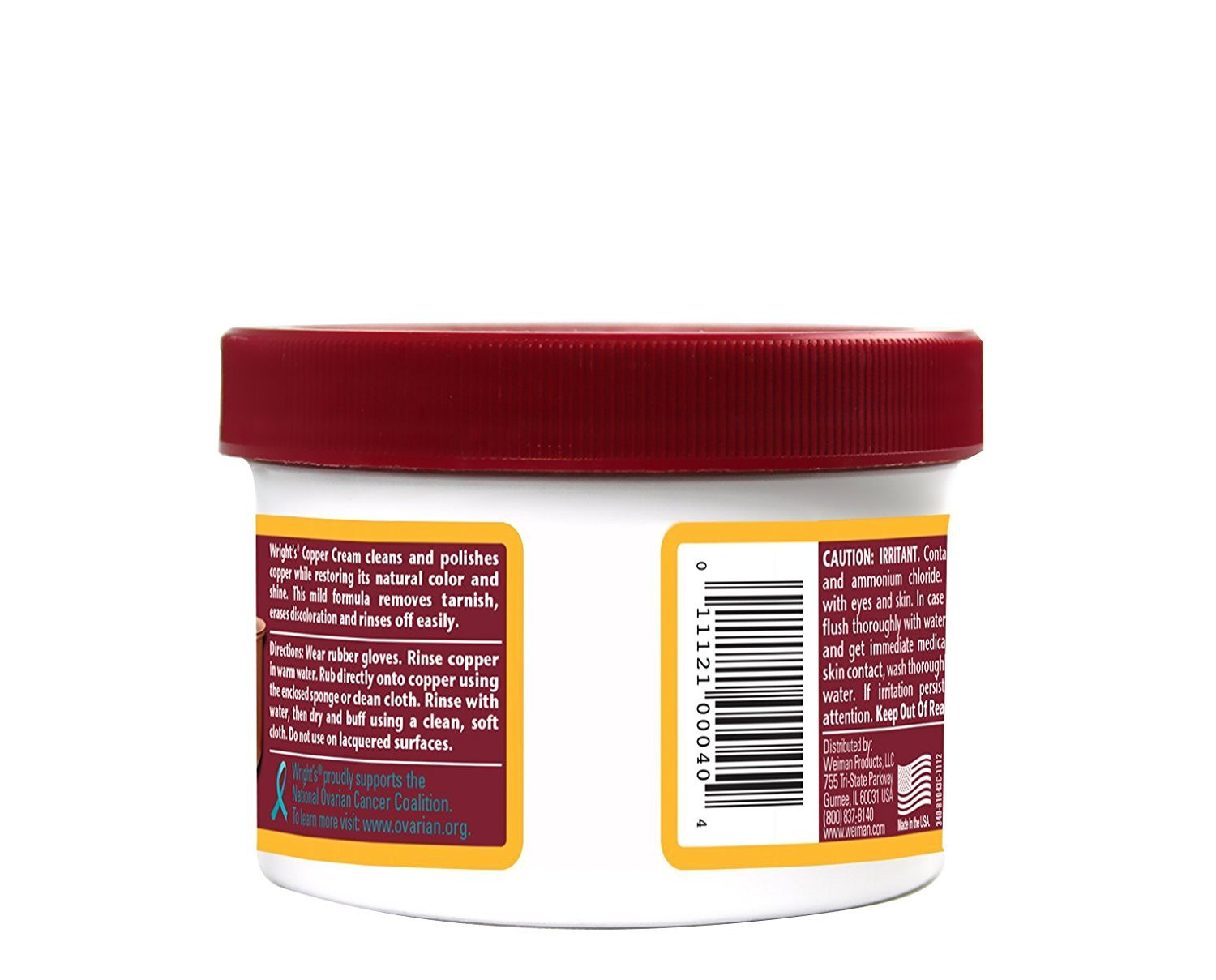 Copper, Brass Cream Cleaner – 8 Ounce – Gently Cleans and Removes Tarnish withou