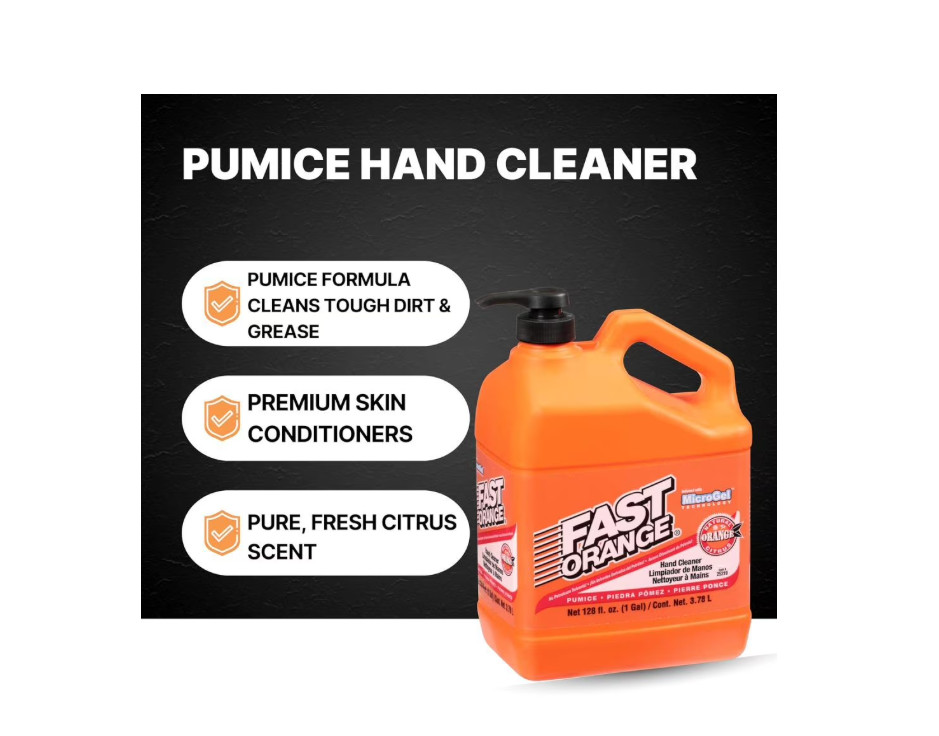 Fast Orange Pumice Hand Cleaner, 1 Gallon Orange Scented – 25219, 2PACK