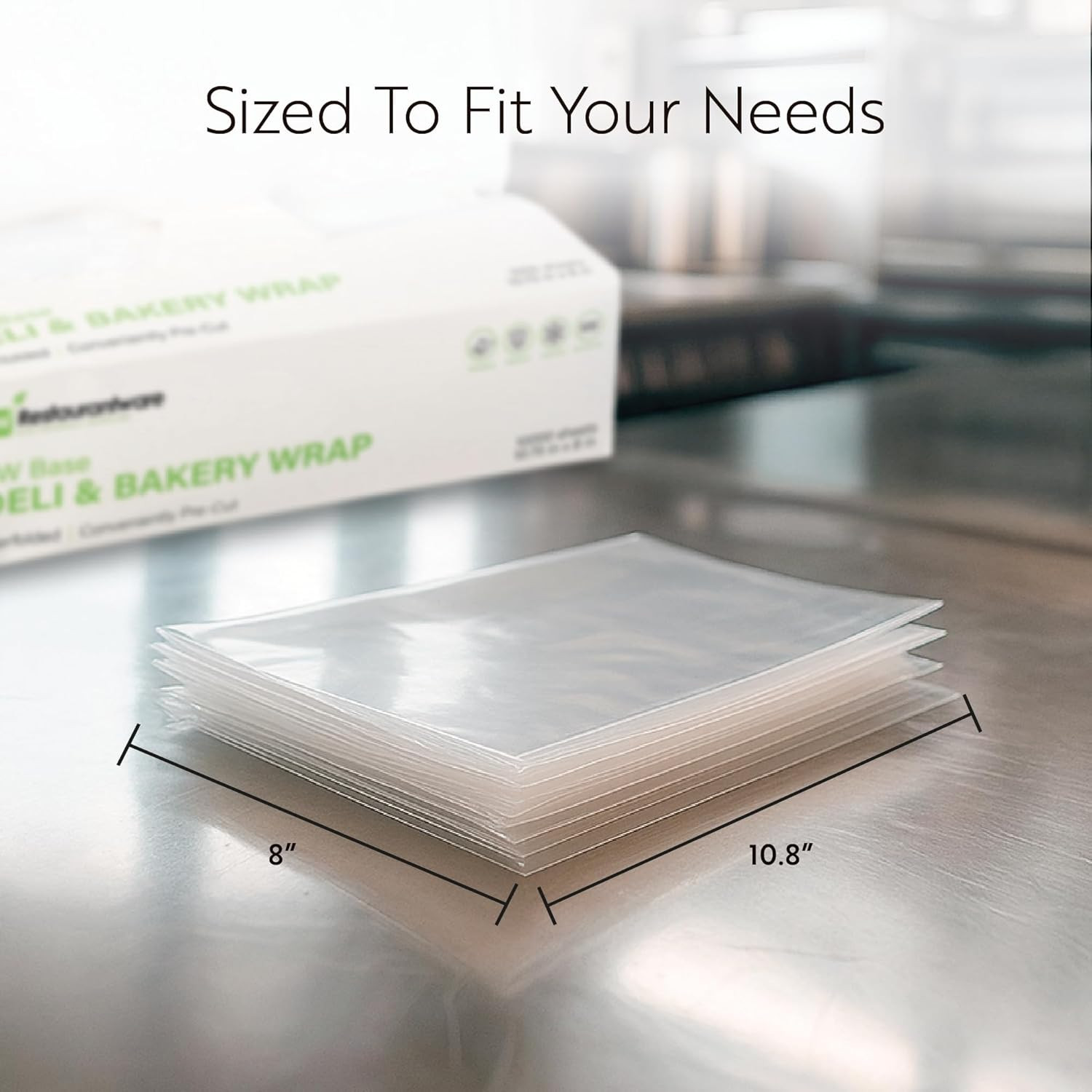 -Rw Base 10.75 X 8 Inch Plastic Deli Sheets, 1000 Interfolded Butcher Plastic Wr