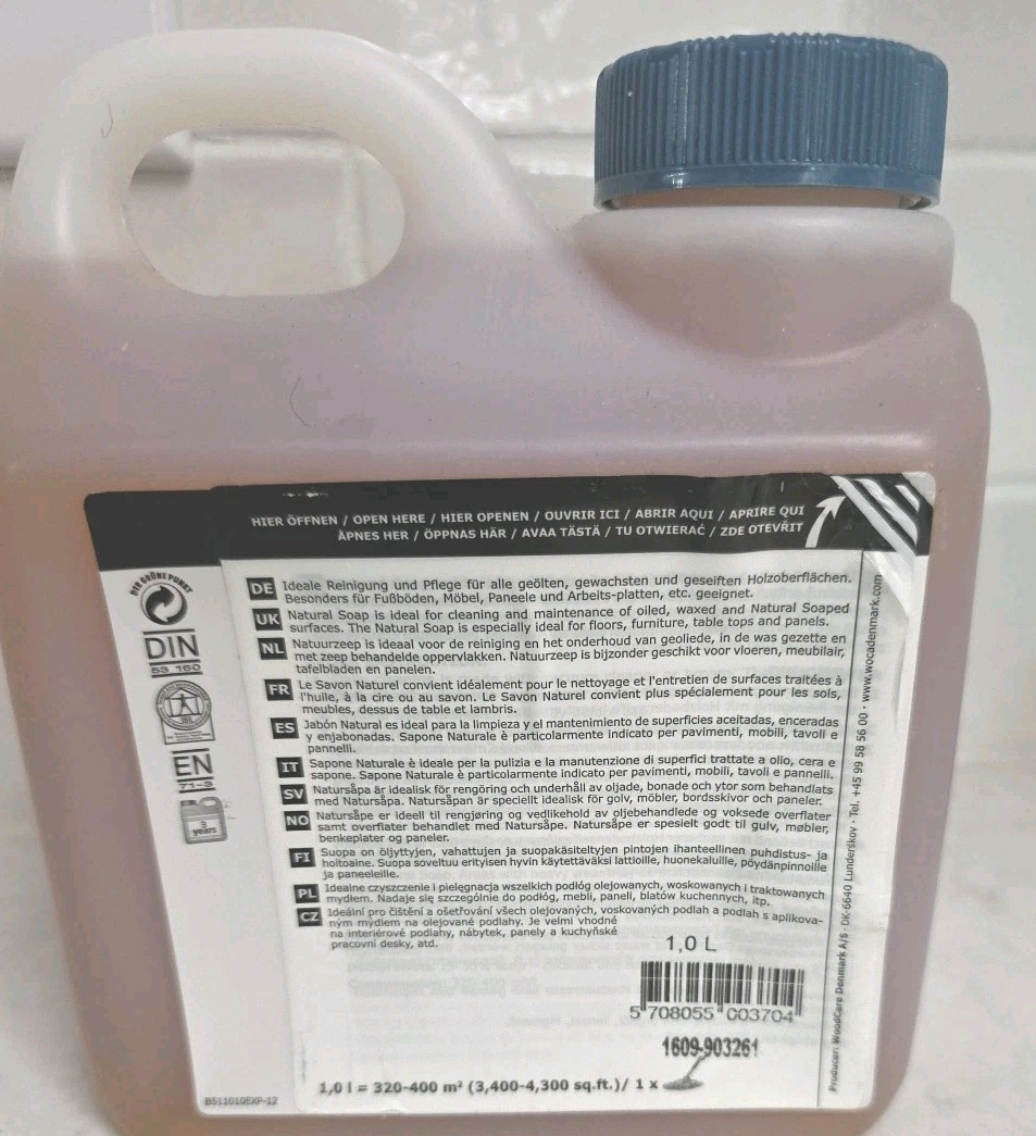 WOCA Natural Soap 1 Liter (Natural) Denmark