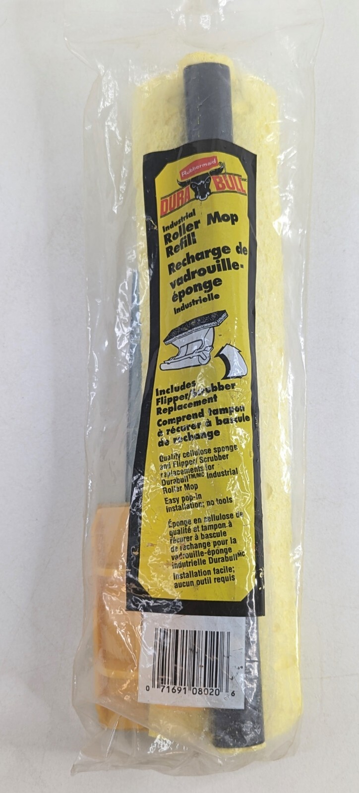 Rubbermaid 11″ Dura Bull Flipper Scrubber Sponge Industrial Mop Refill