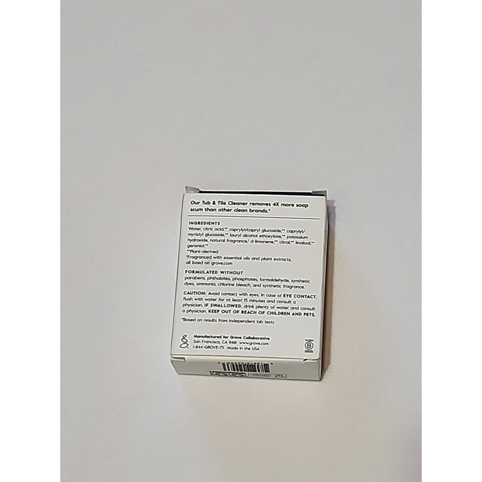 Grove Co. Tub & Tile Cleaner Concentrates Lemon & Eucalyptus 2 Pack 1 fl. oz.
