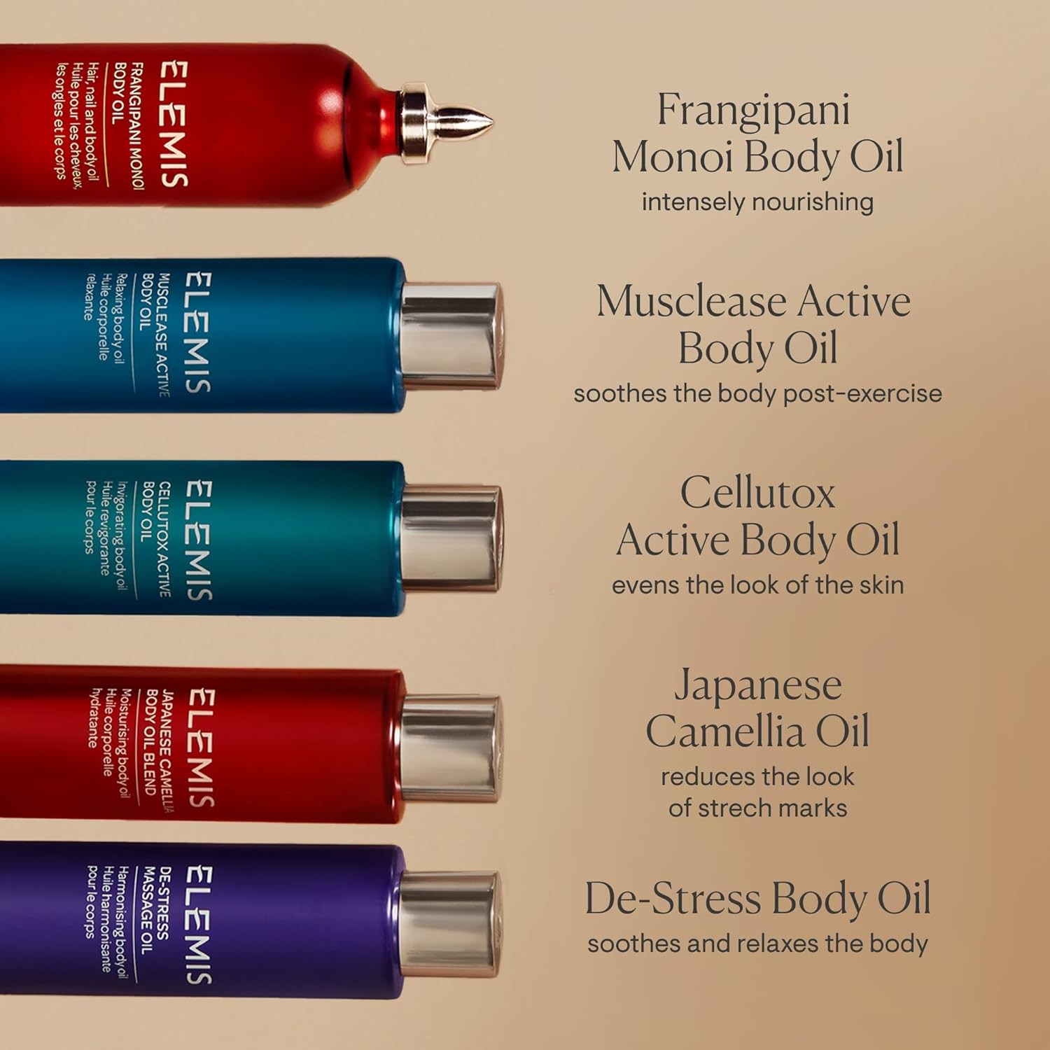 ELEMIS Japanese Camellia Body Oil Blend | Luxuriously Lightweight Body Oil Nou