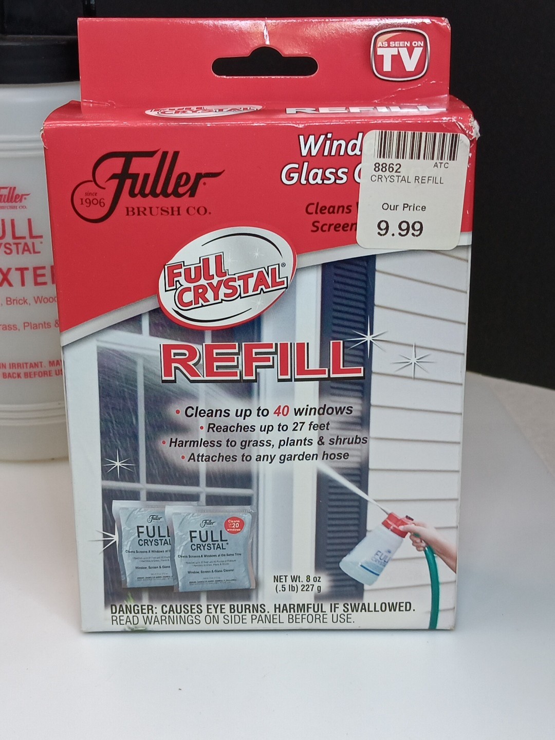 Compelet KIT Fuller Brush-Full Crystal Cleaner Bottle & -Exterior/Winow Cleaner