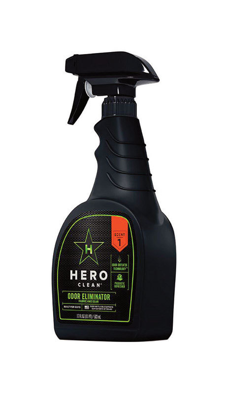 3 Hero Clean ODOR ELIMINATOR Eliminates & Prevents Odors Pre-Treats Clothes 17oz