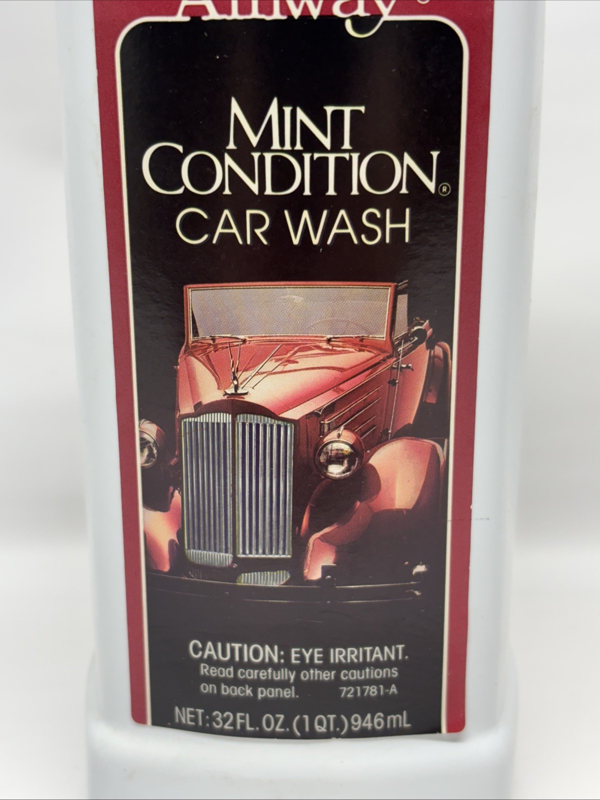 Vintage New Old Stock AMWAY Mint Condition Car Wash 32 fl. oz. 1985