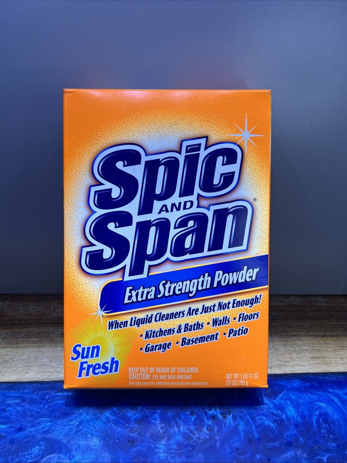 Spic and Span® Extra Strength Powder: Sun Fresh 27 OZ NOS Discontinued 1Lb11Oz