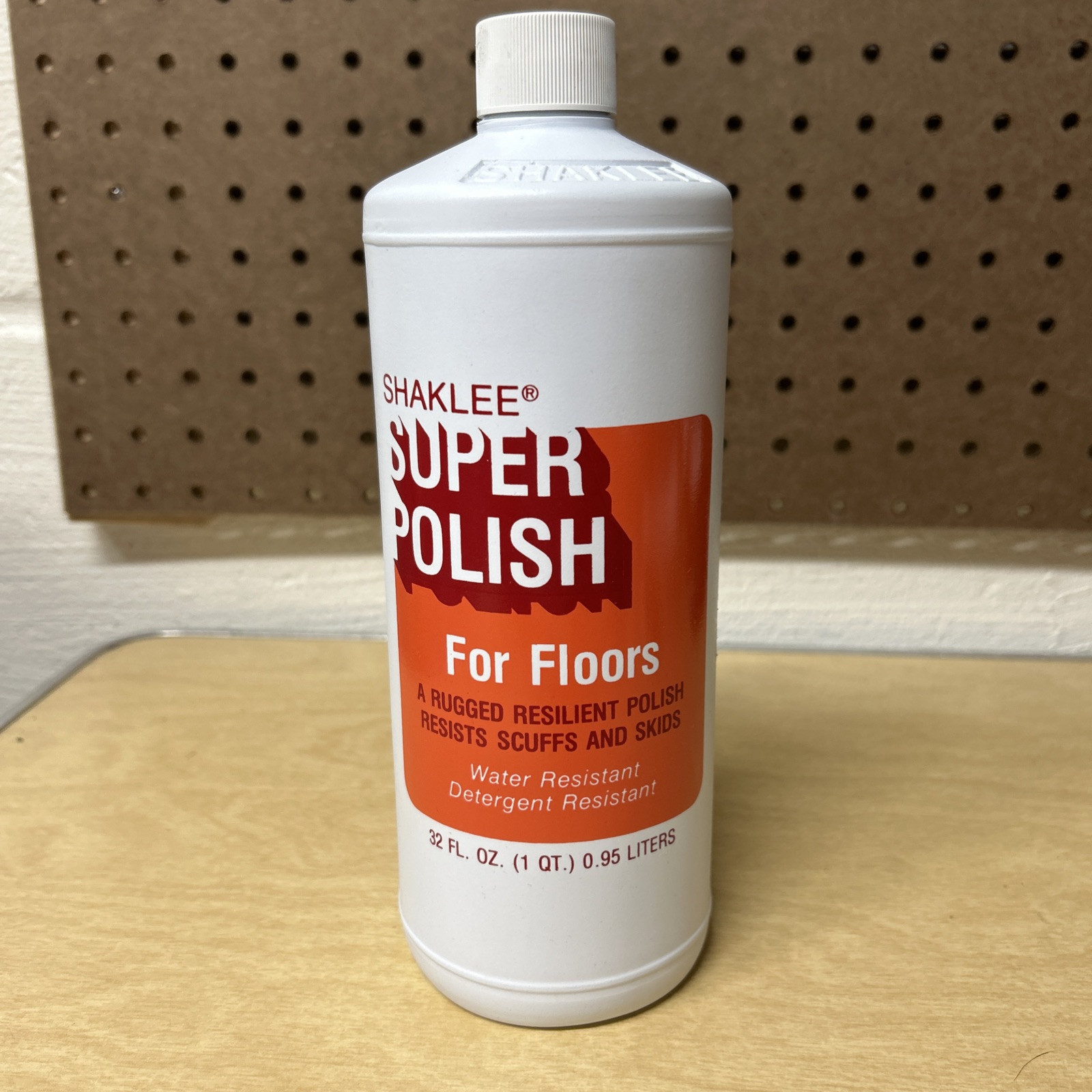 Shaklee Super Polish For Floors 32 Fl Oz Nos Cleaner Water & Detergent Resistant