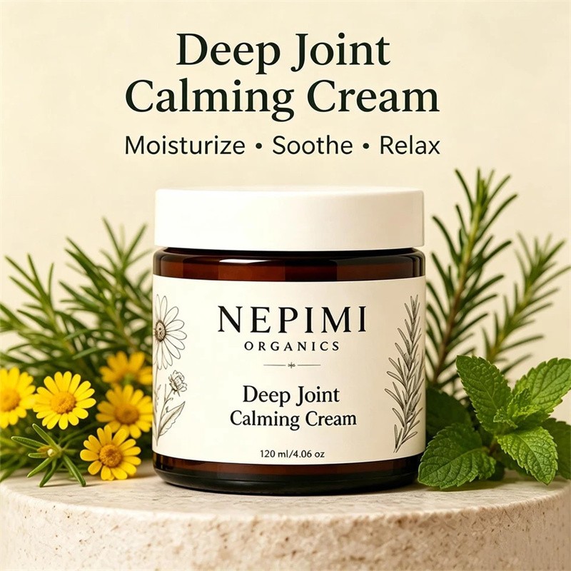 3X Nepimi Deep Joint Calming Cream, Moisturizing Massage Topical Body Cream ~US