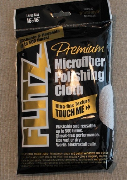 Flitz Microfiber Polishing Cloth Large 16″ x 16″ New Unused MC200 Ships Free