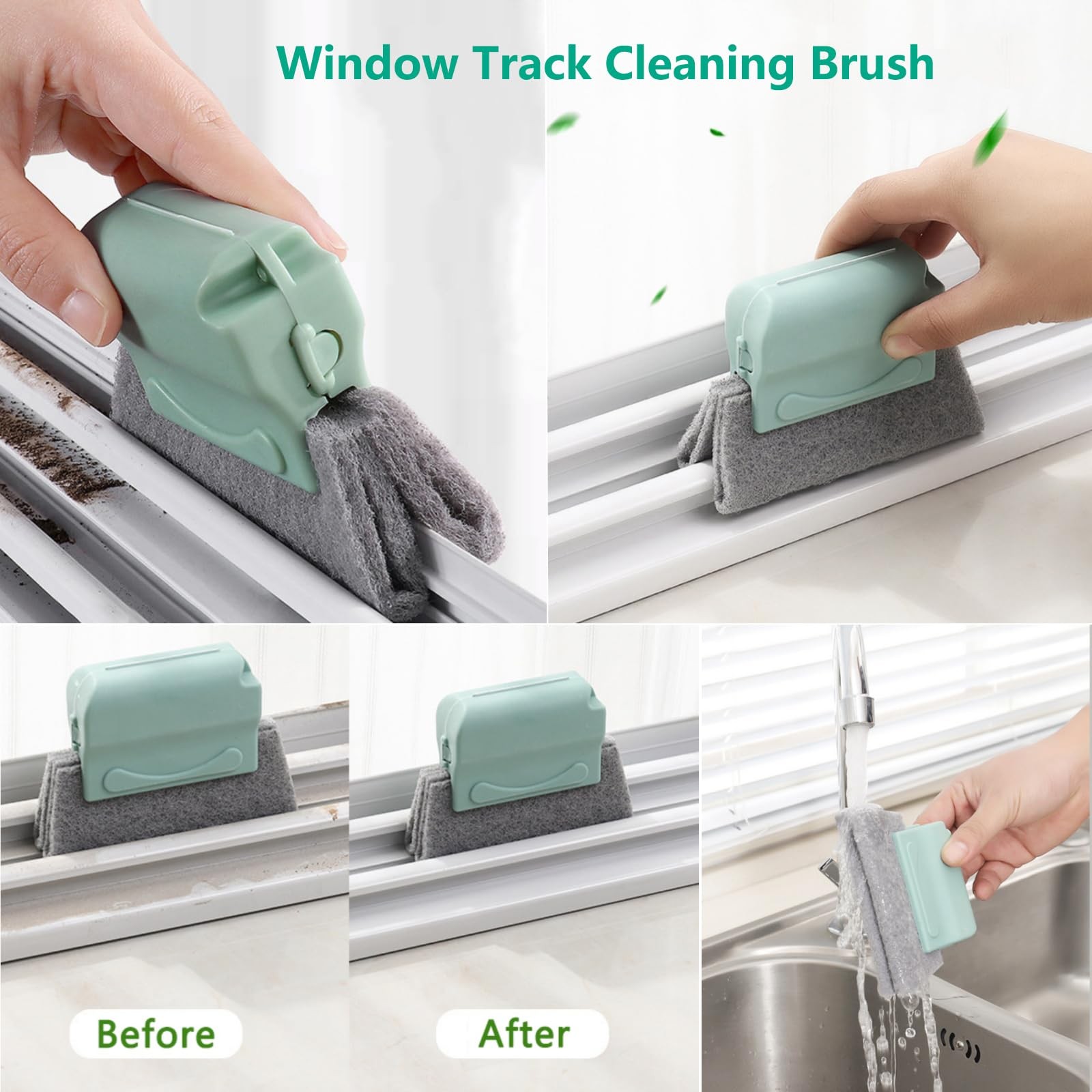 21Pcs Small Cleaning Brush for Car Glass & Gap Crevice Cleaning – Window/Door…