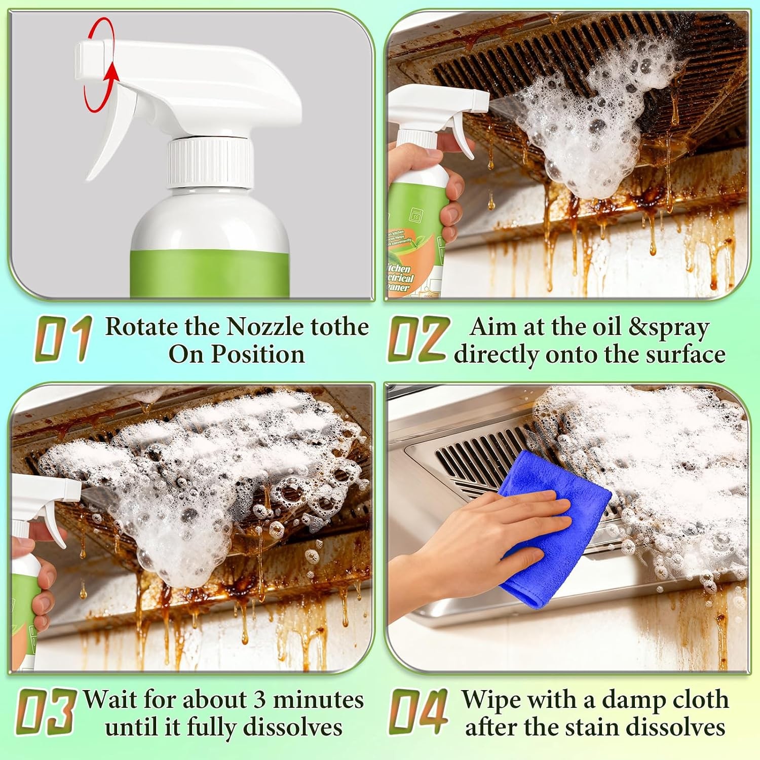 Electrolyzed Ion Kitchen Cleaner Spray Natural Fly Repellent Spray Ionized