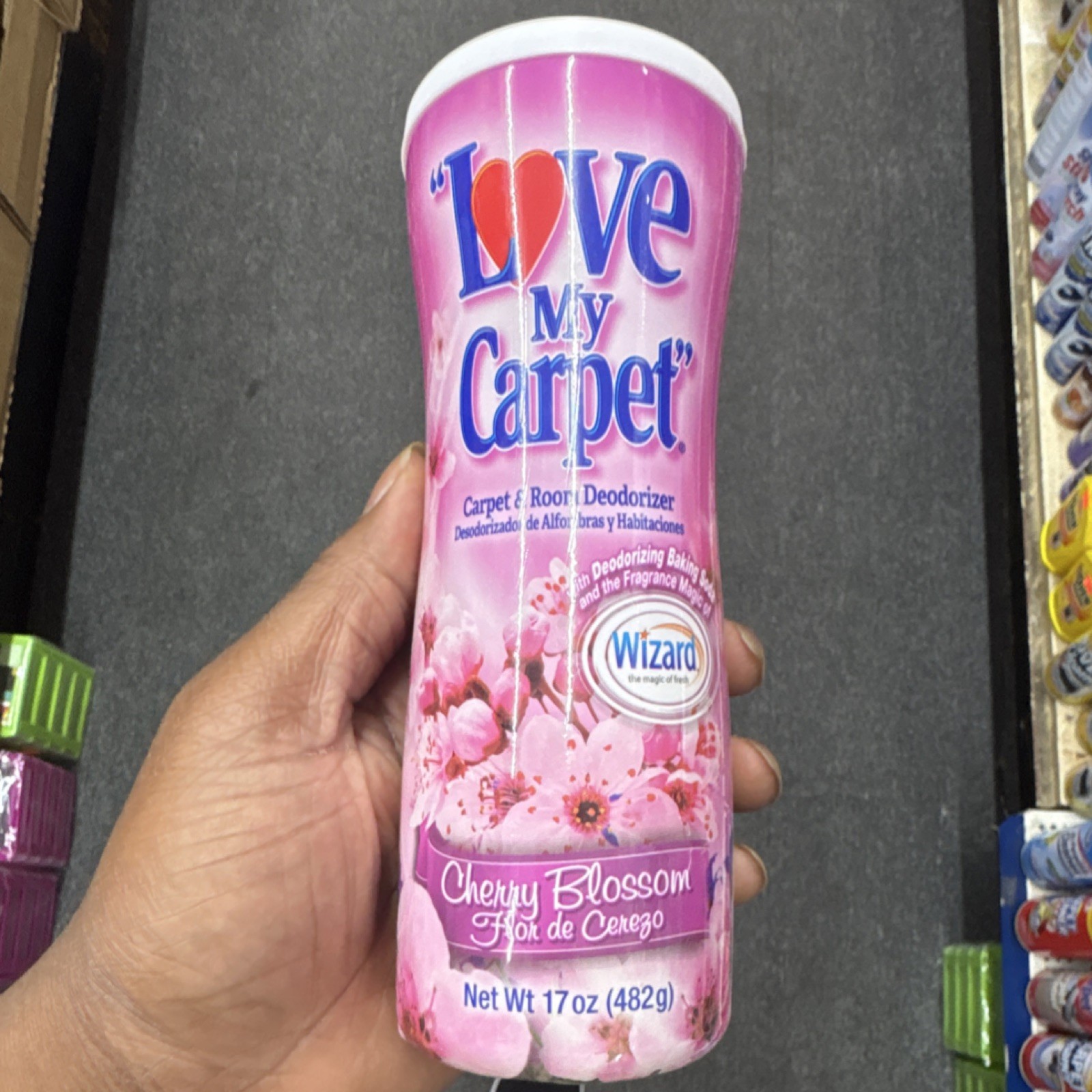 Love My Carpet Carpet & Room Deodorizer Cherry Blossom Powder 17 oz