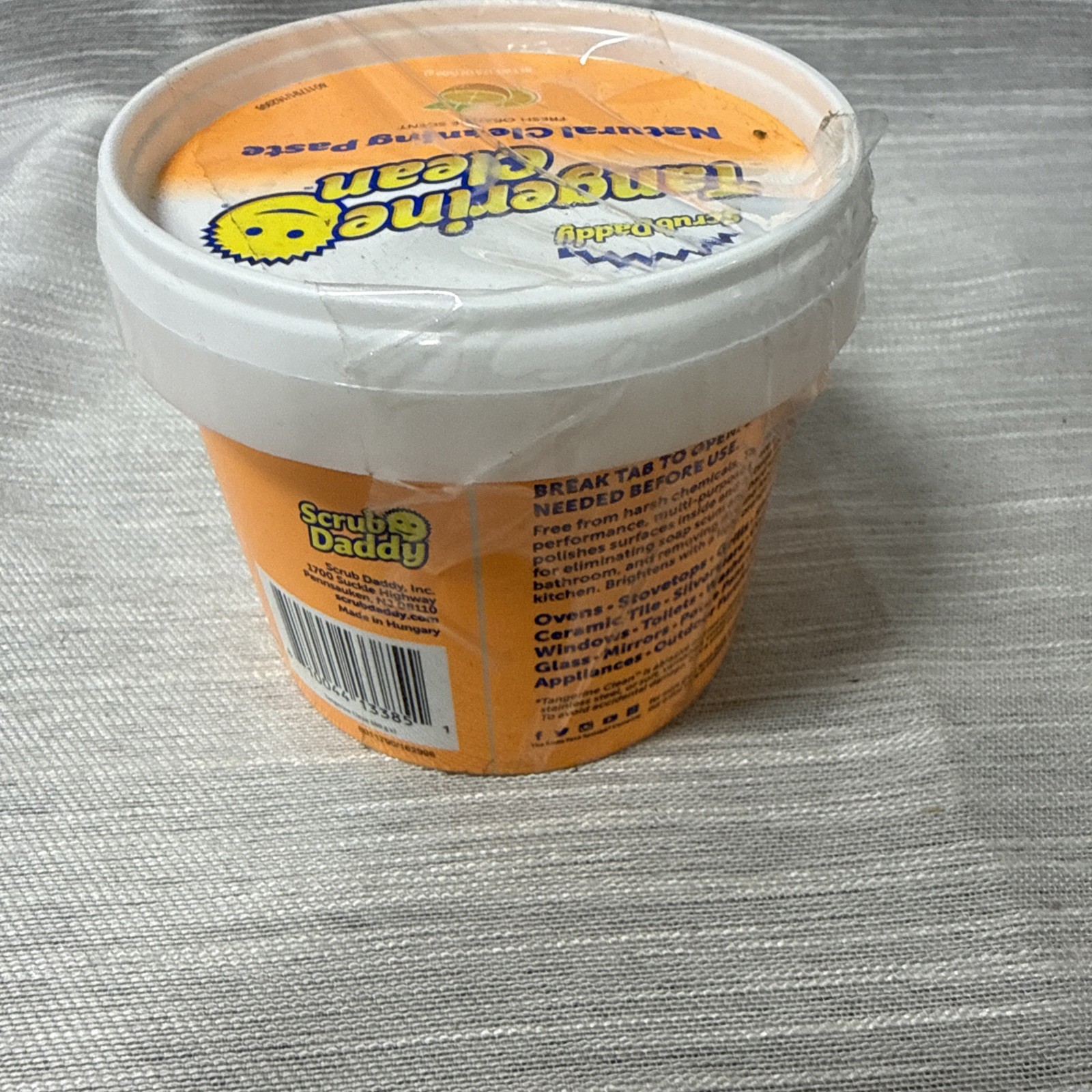Scrub Daddy Tangerine Clean Natural Cleaning Paste