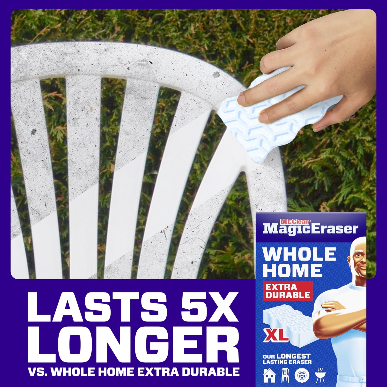 Mr Clean Magic Eraser Sponge All Purpose Cleaner Long Lasting Cleaning Scrubber