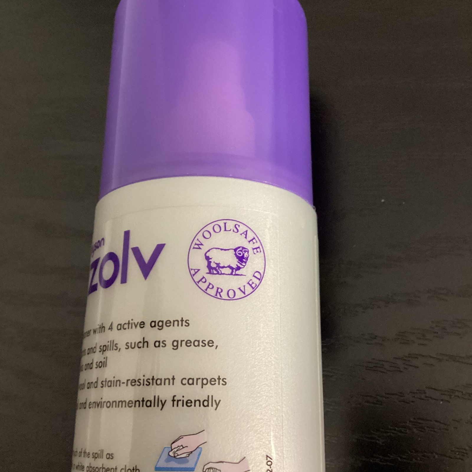 Dyson Dyzolv Spot Cleaner 8.5 oz Bottle For Carpets And Rugs Wool Safe 2001 New!