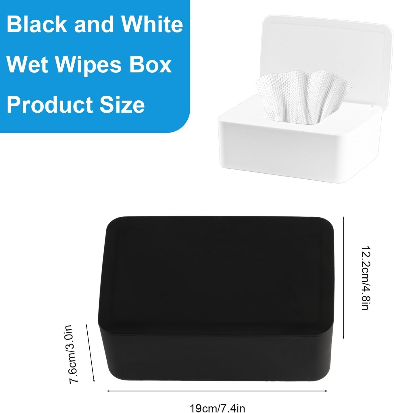 1 Pcs Diaper Wipes Dispenser Refillable Wipe Container Wipe Container W/ Sealing