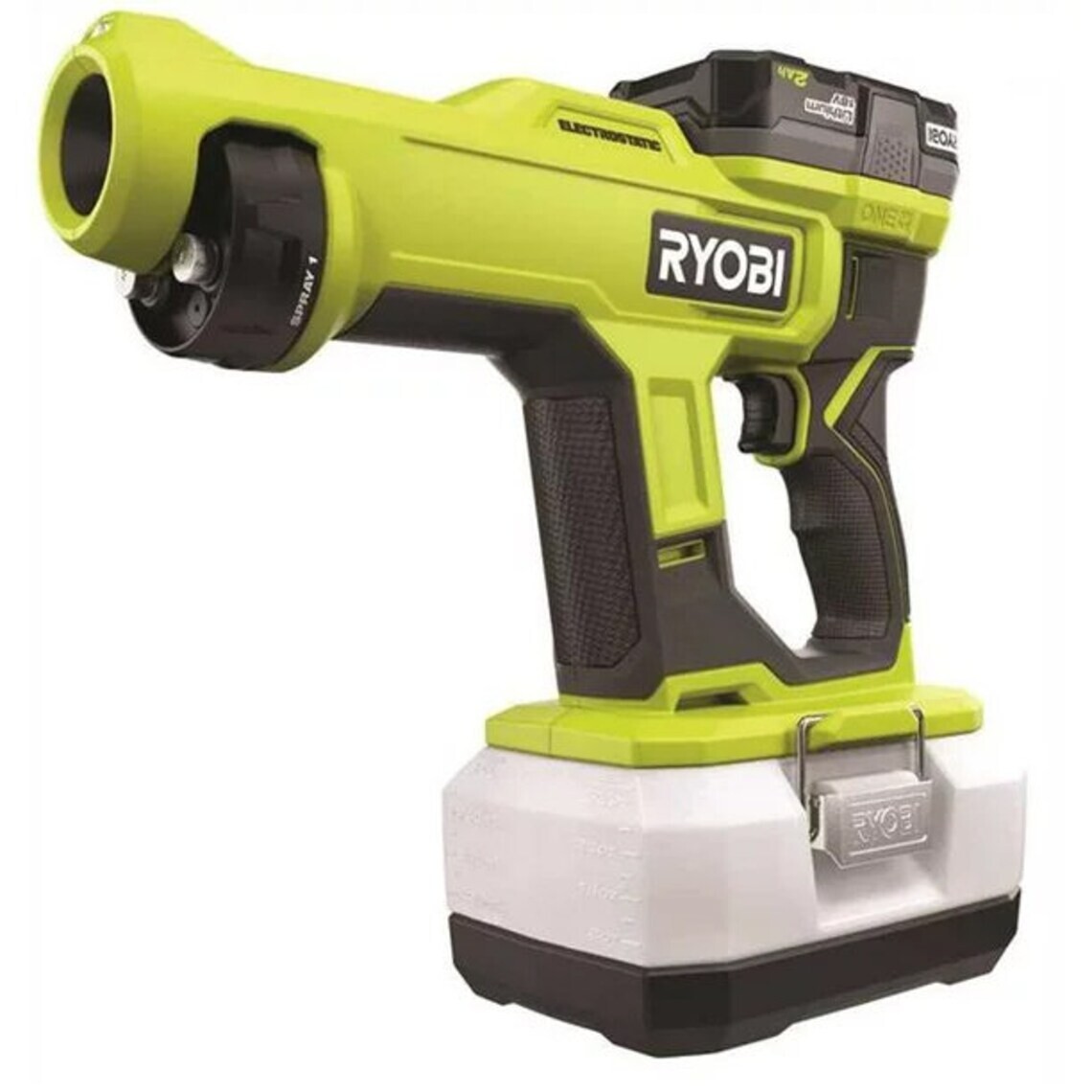 RYOBI PSP02K2 18V Handheld Electrostatic Sprayer Kit, Without Batteries, Charger