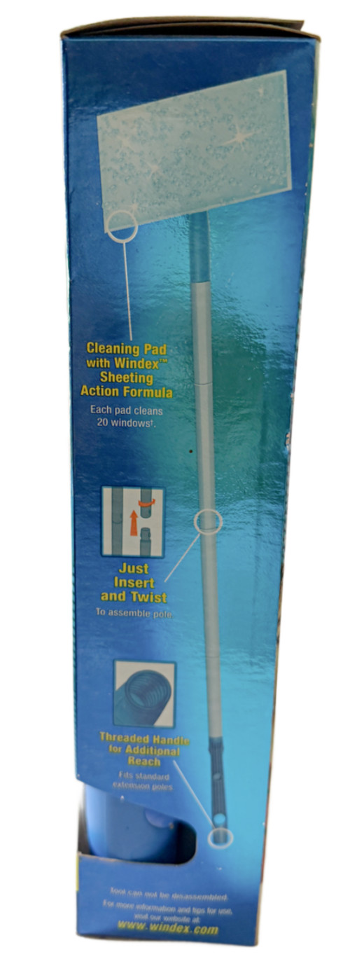 Windex Outdoor All-In-One Glass Cleaning Tool Starter Kit NEW SEALED