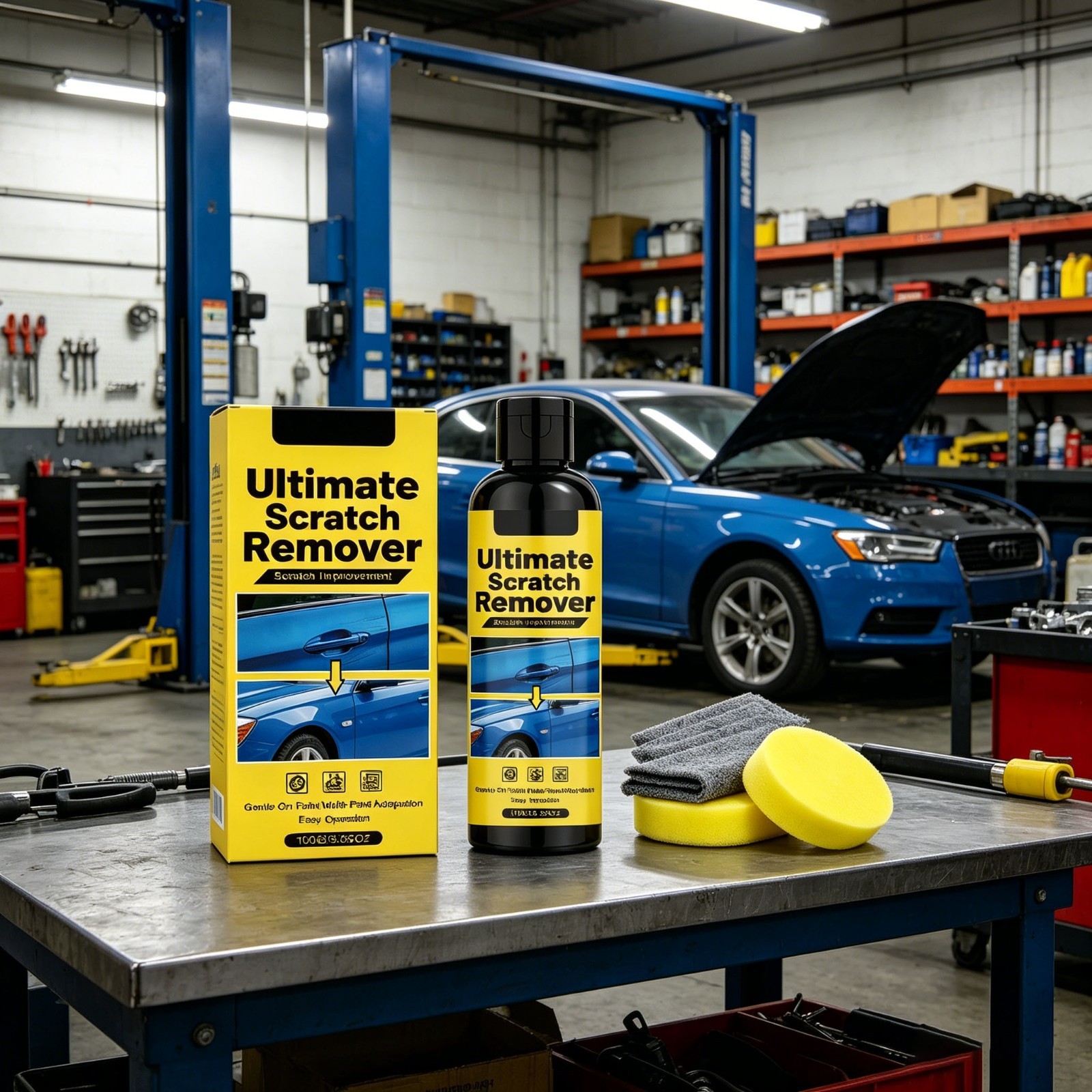 Car Scratch Repair Kit Nano Cloth Wipe off Abrasion Scratches Restore Original P
