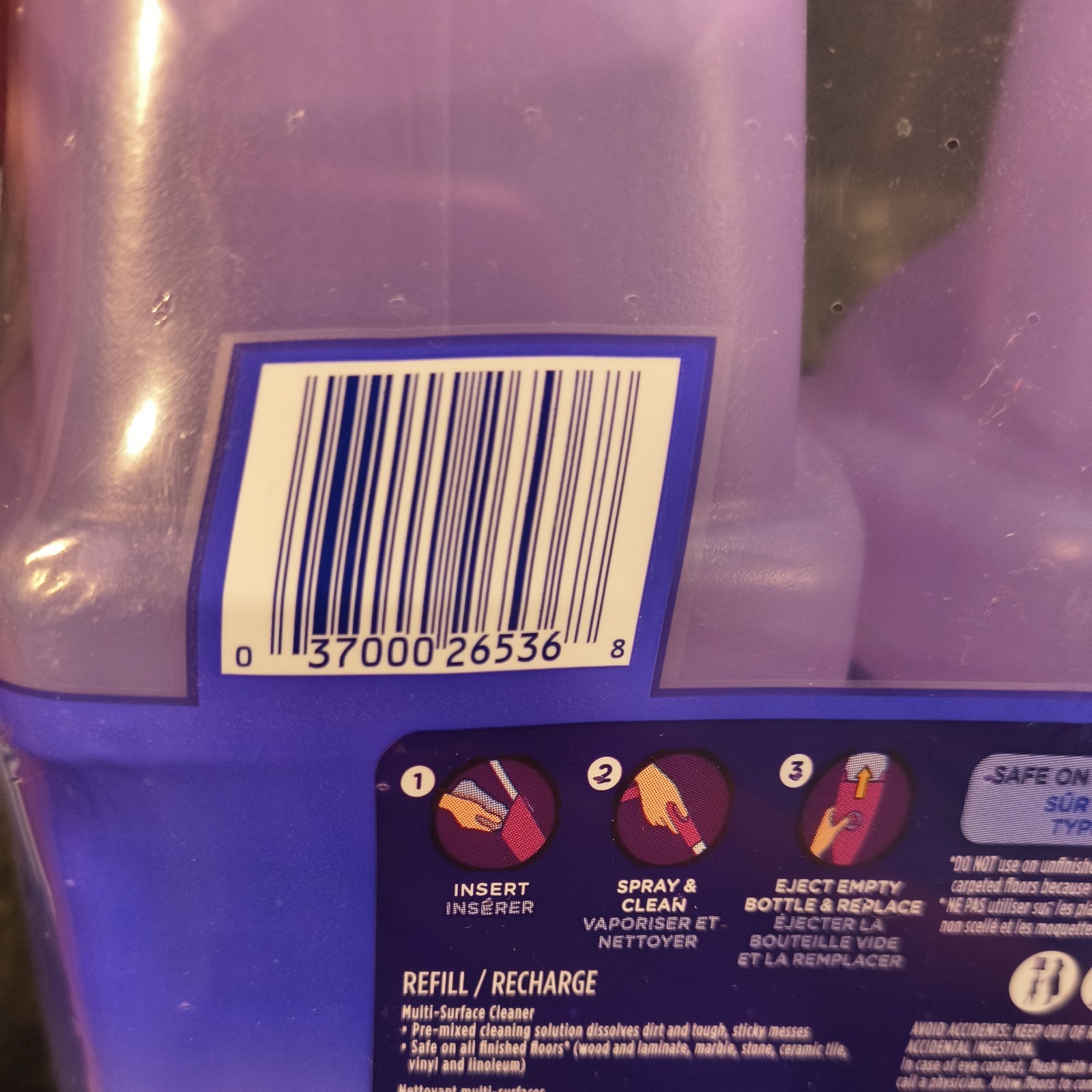 Swiffer WetJet Floor Cleaner Solution Lavender Febreze Factory Sealed 2 pk