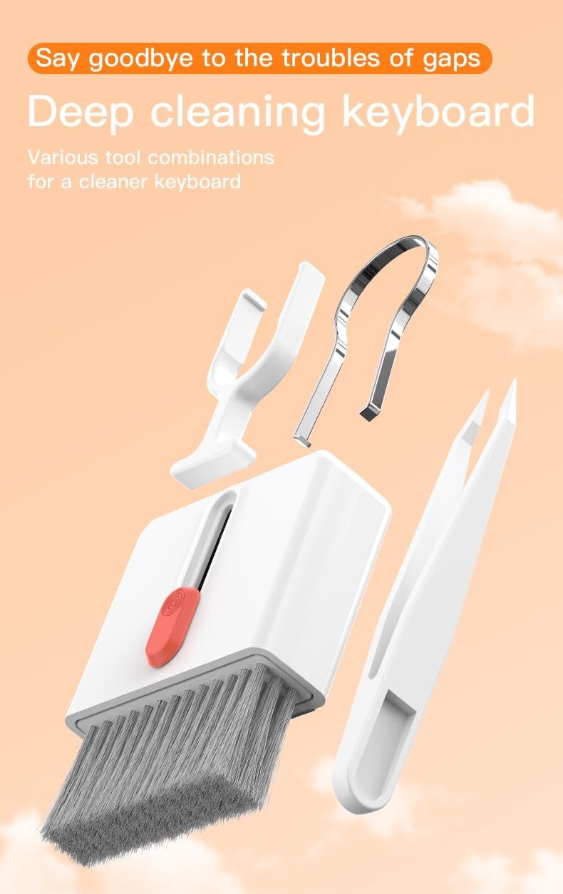 32-in-1 Multi-Functional Cleaning Kit for Electronics inlcuding Headphones,Mobil