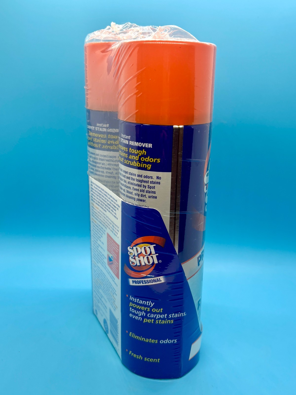 Lot of 2 WD-40 Spot Shot Professional Instant Carpet Stain Remover 18 oz. – NEW!