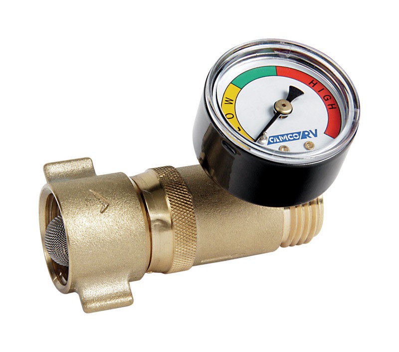 Camco 40064 Copper Brass Water Pressure Regulator 3/4 Dia. in. (Pack of 3)