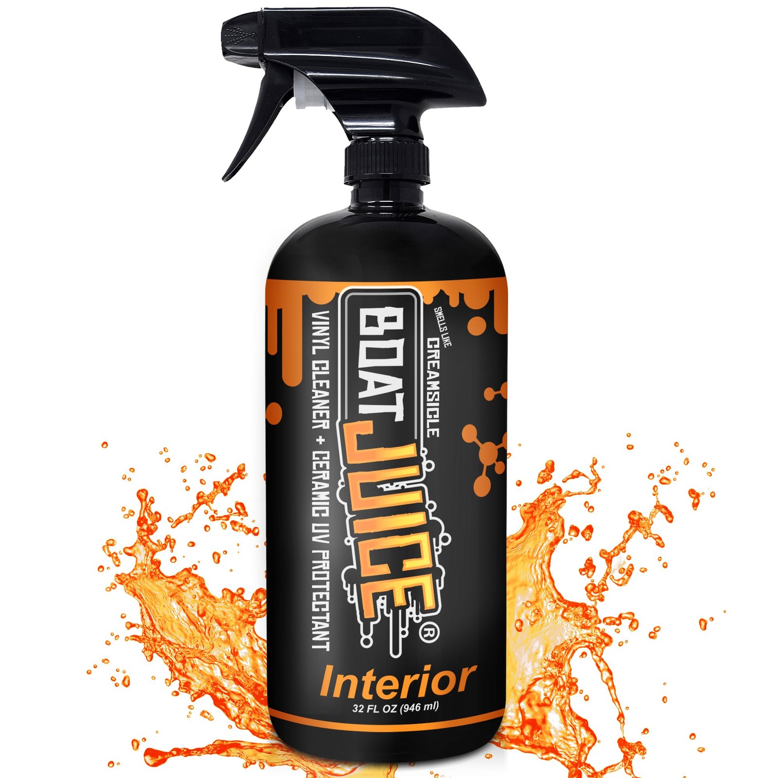 2in1 Interior Boat Cleaner & Protectant Spray | Vinyl Boat Seat Cleaner + Cer…