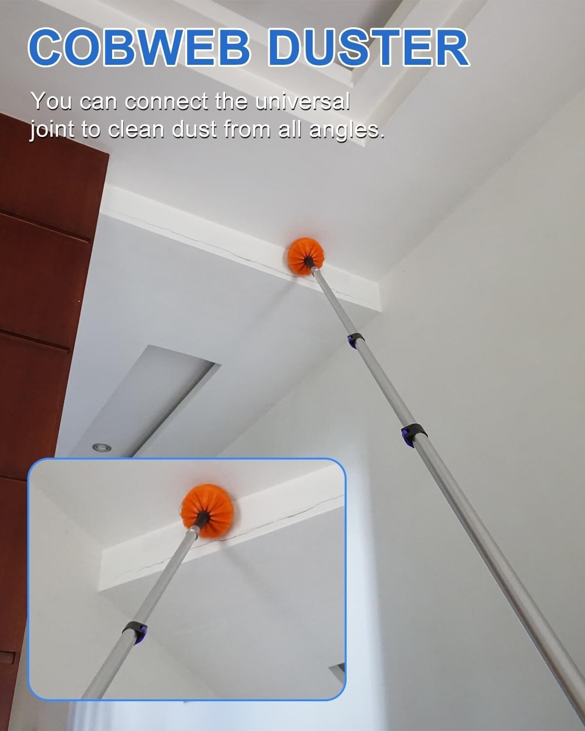 26-Foot Telescoping Duster Set – Achieve Effortless High Cleaning