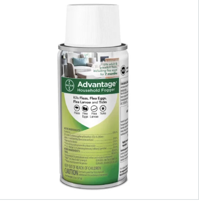 Kills Fleas & Adult Eggs, Bayer Advantage Household Fogger, three 2 oz canisters