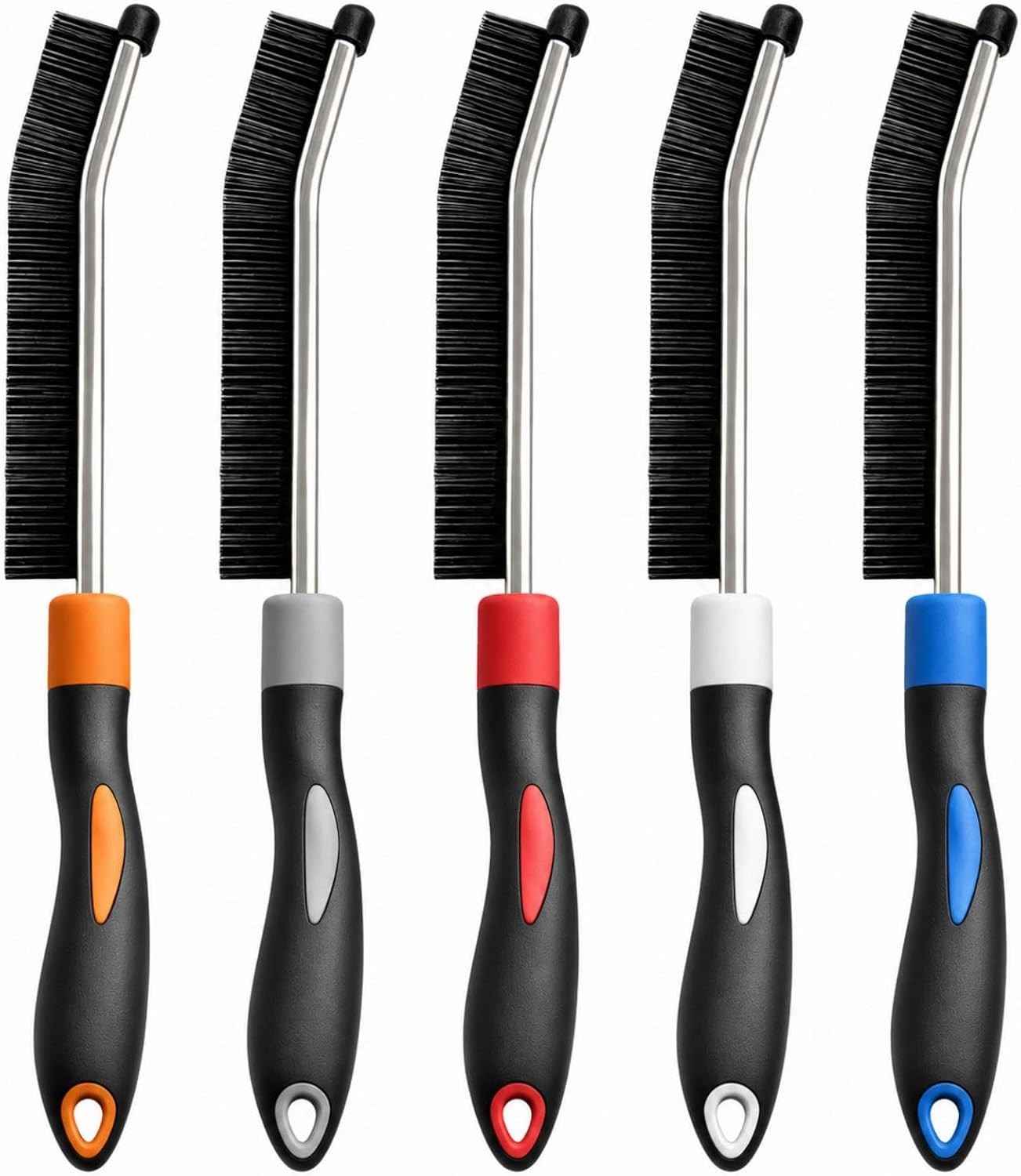 5 Colors Crevice Cleaning Brush Set Hard Bristle Cleaning Brush Gift for Her