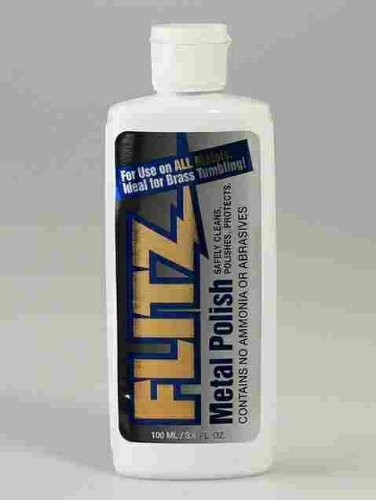 FLITZ All Metal Polish 3.4oz Liquid Formula – Single, or Set of 2