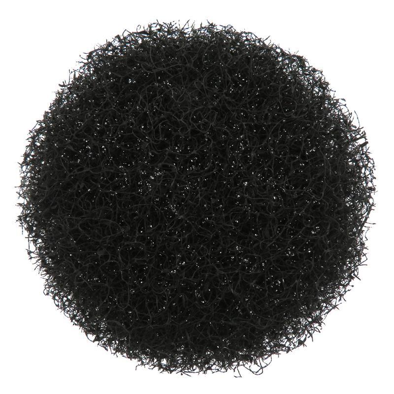 4 Inch 100mm Black Round Flocking Scouring Pad Nylon Fiber Abrasive Sanding Disc