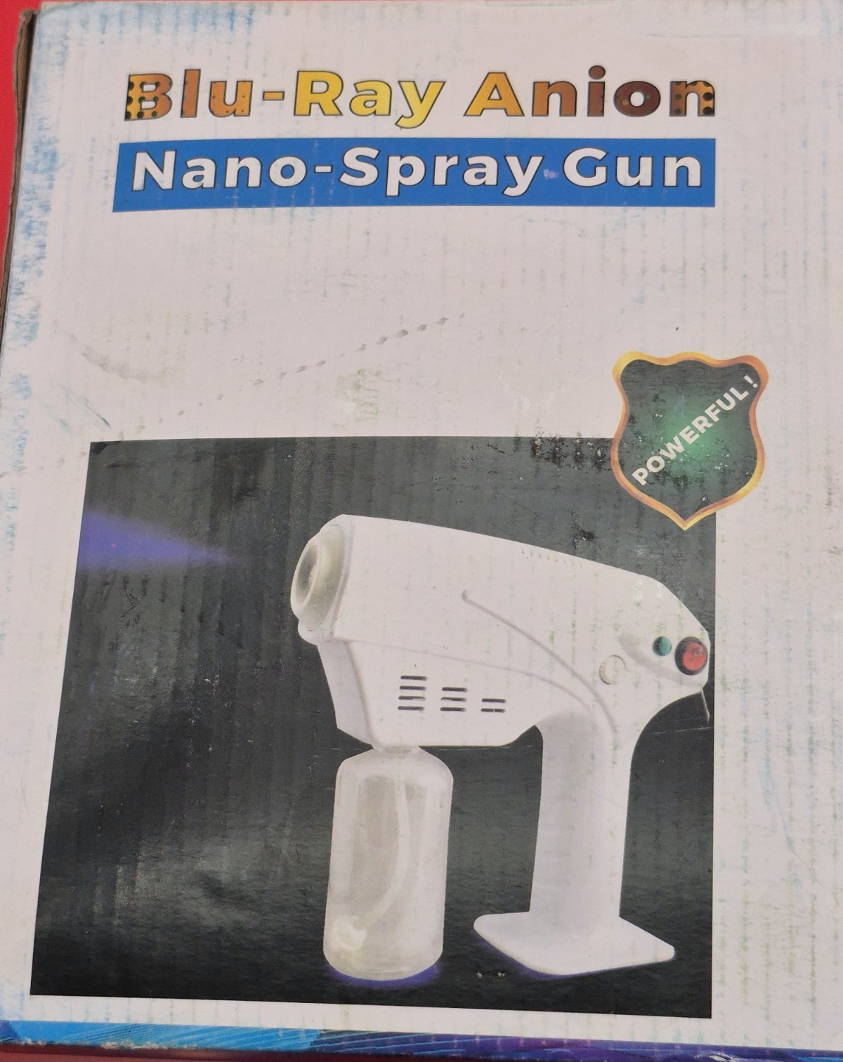 Blu Ray Anion Nano Spray Gun Disinfect Sterilize Room Area Sanitizer POWERFUL