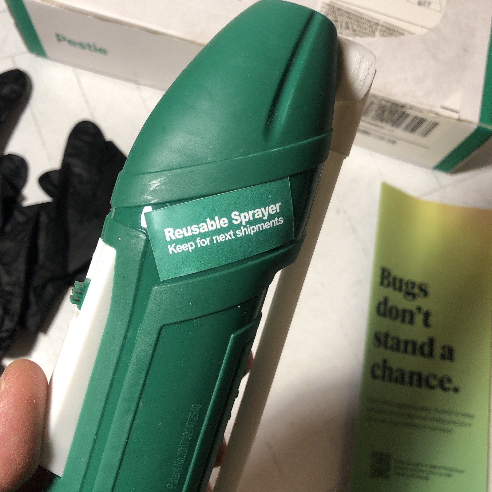 Pestie Reusable Sprayer for Home Barrier Replacement Part – New