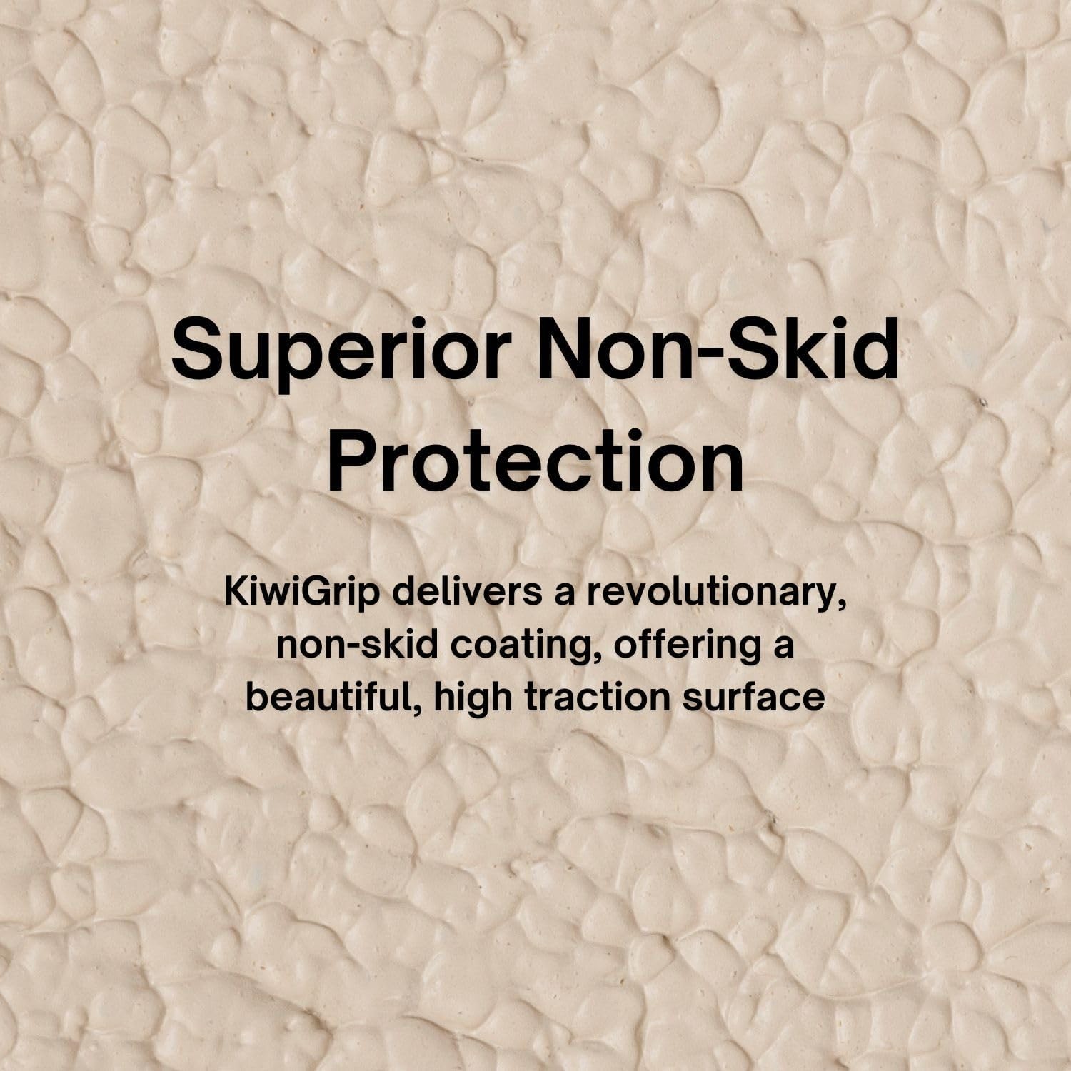 Non-Skid Coating for Boats, Decks, Ramps or Steps – Cream, 4 Liters – Water-Base