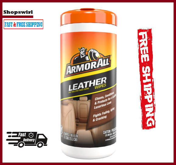 All Leather Care Automotive Wipes (30 Count) Leather Care Wipes Free Ship