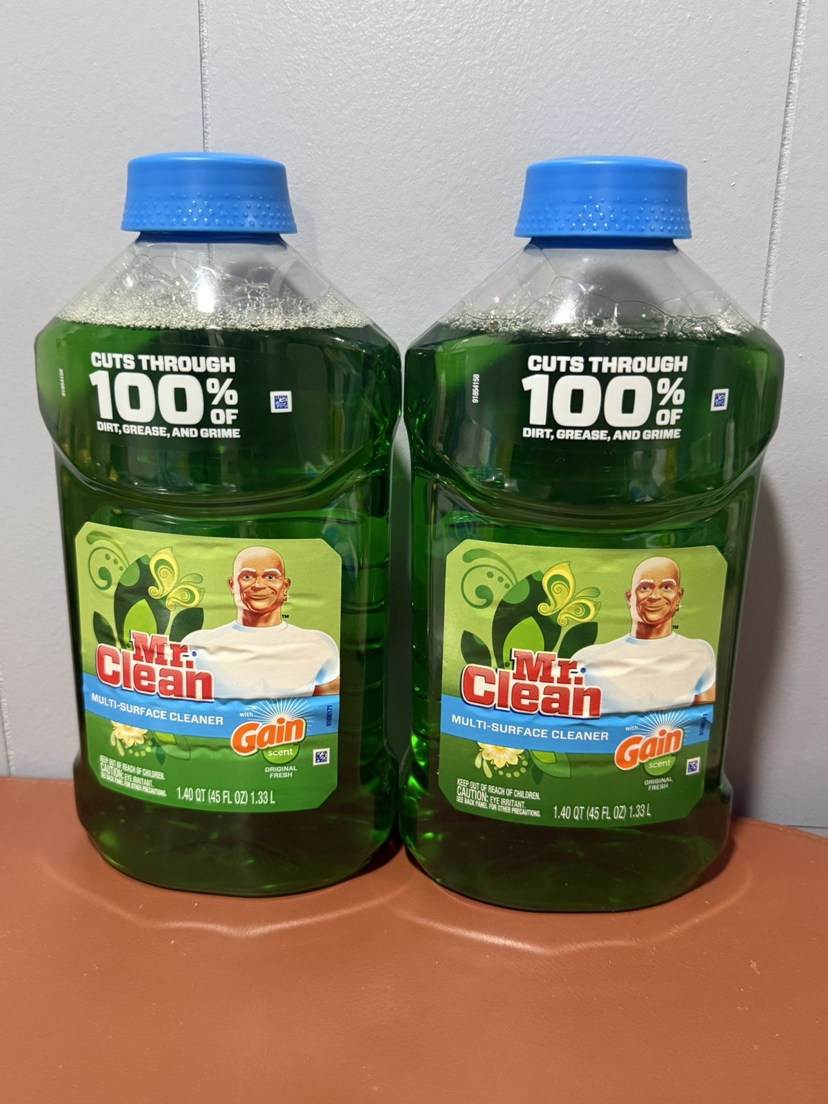 2 Mr. Clean Liquid All Purpose Multi-Surface Cleaner | with Gain Original – 45FL