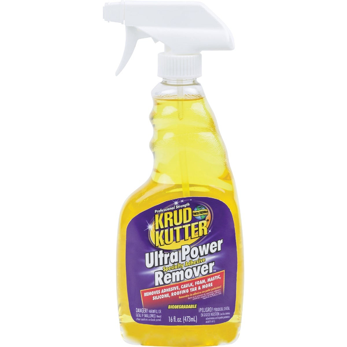 Krud Kutter 16 Oz. Ultra Power Spray Specialty Adhesive Remover 302815 Pack of 6