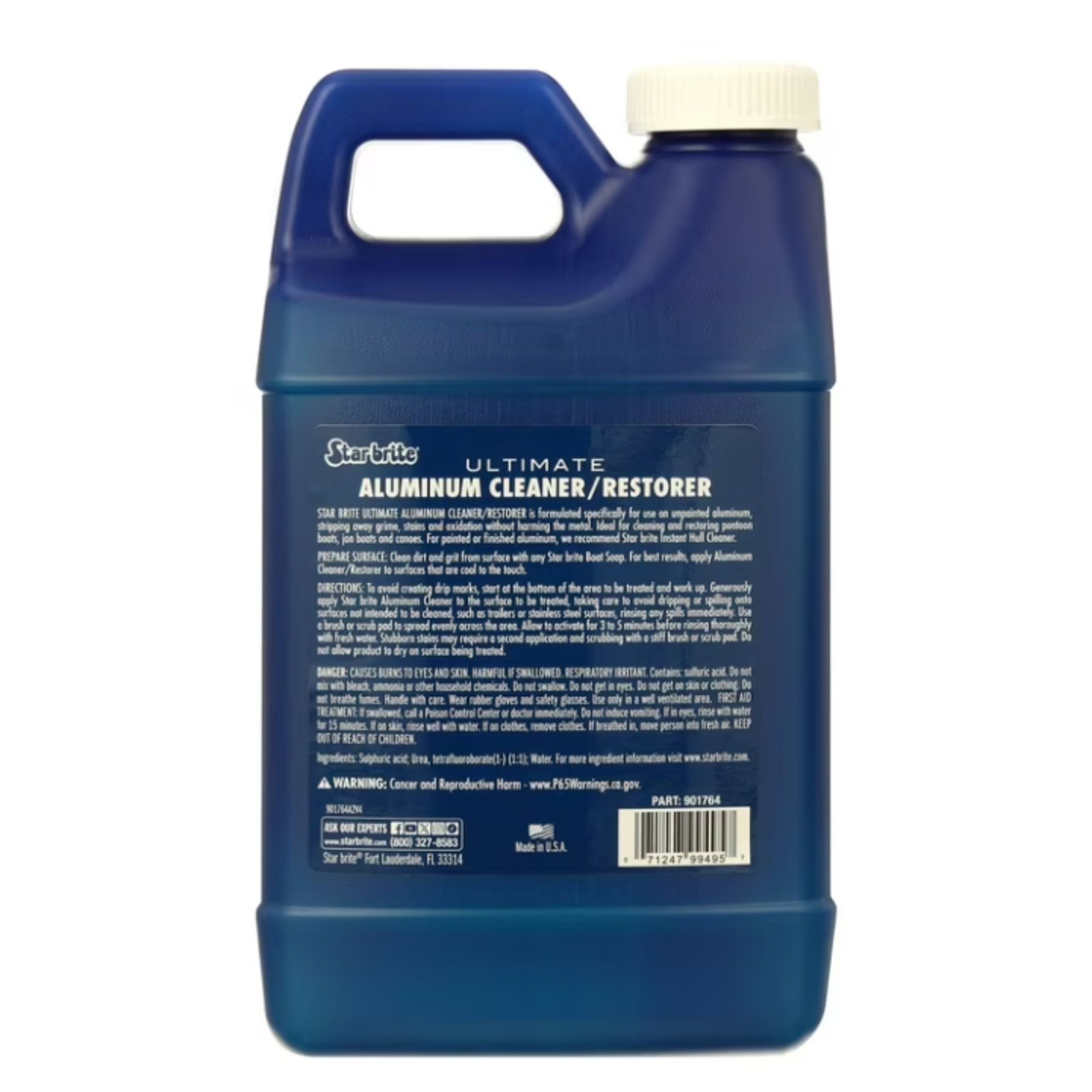 Star Brite Aluminum Cleaner – for Pontoons, Canoes & Unpainted Aluminum 64 oz