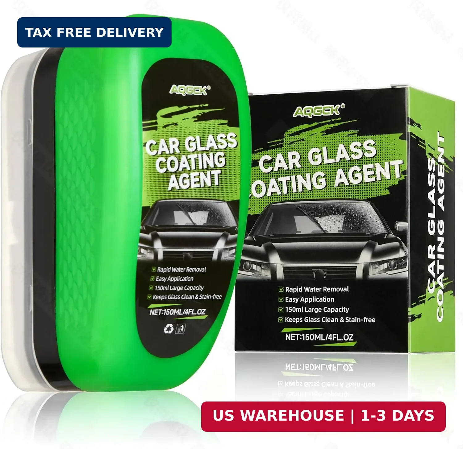 Automotive Glass Hydrophobic Coating Agent, Lotus Leaf Rainproof Effect, Invisib