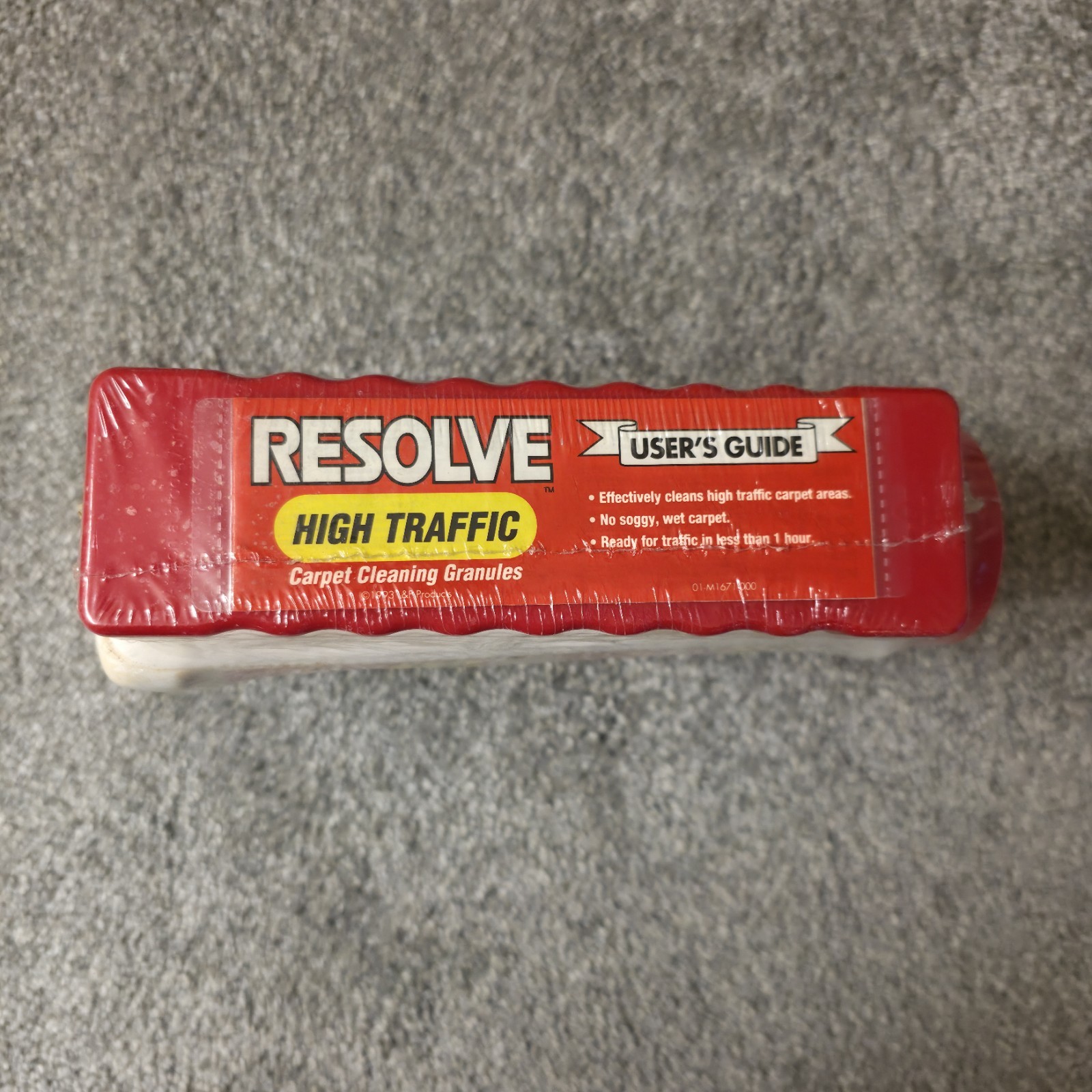 Vintage RESOLVE High Traffic Carpet Cleaning Granules Starter Pack Discontinued