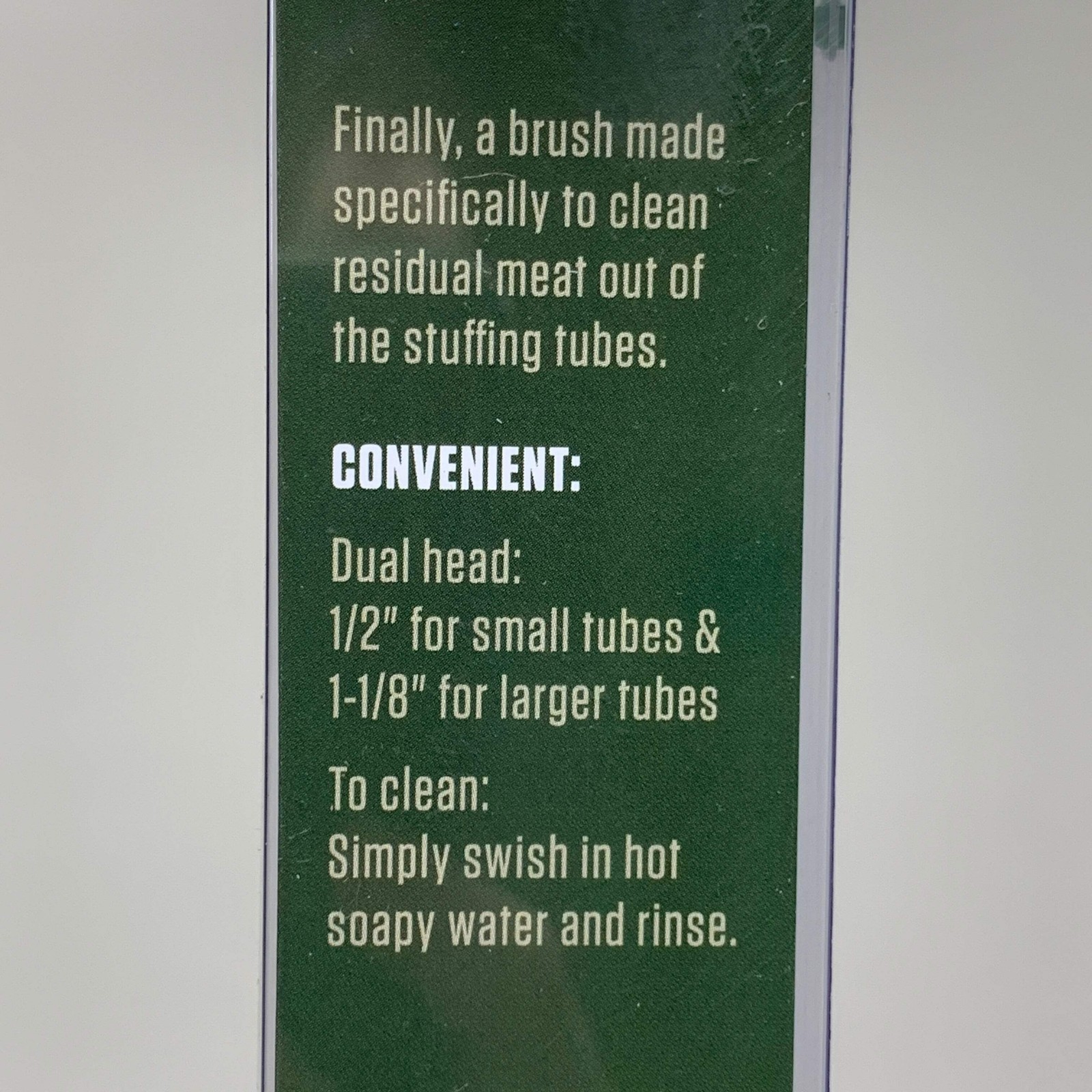 LEM (2 PACK) Tube Cleaning Brush Dual Head for Small or Larger Tubes Scilicone 1