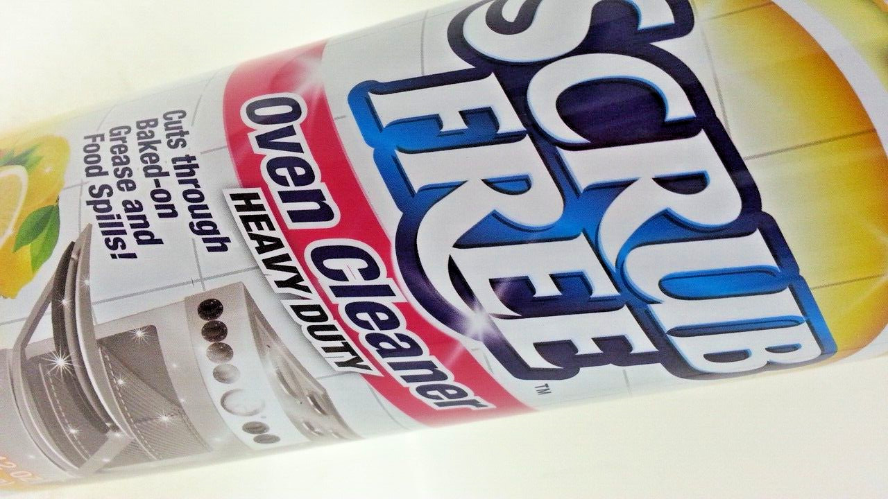 4 X Scrub Free Oven Cleaner Heavy Duty & Fume Free Cuts Through Baked On 12 ozEa