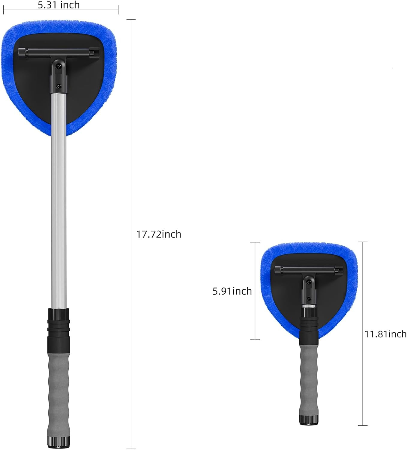 desin Windshield Cleaning Tool, Car Window Cleaner Windshield Cleaner with 4 Reu