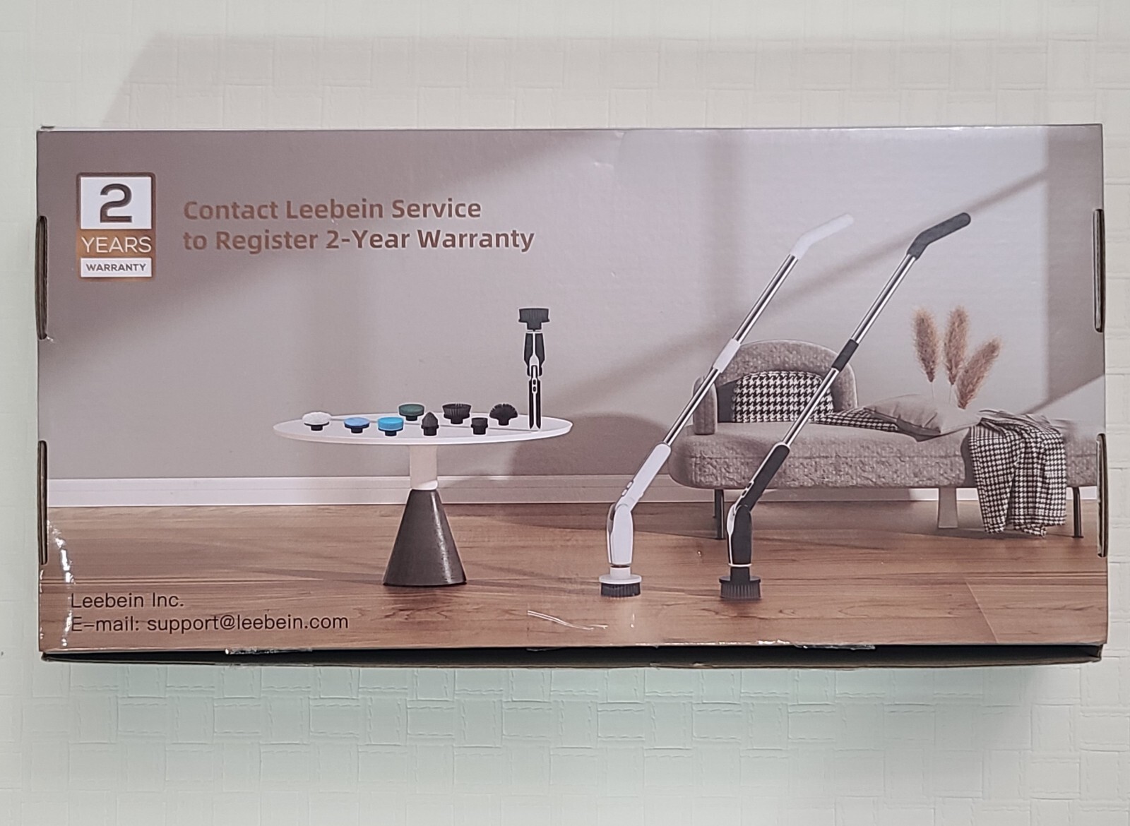 Electric Spin Scrubber Cleaning Brush Leebein YMG-818 Replaceable Heads 2024 Mod